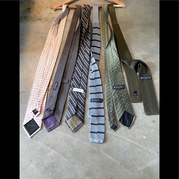 Premium Silk Tie Collection, Brooks Brothers, Ralph Lauren, Ermenegildo Zegna - Picture 8 of 11